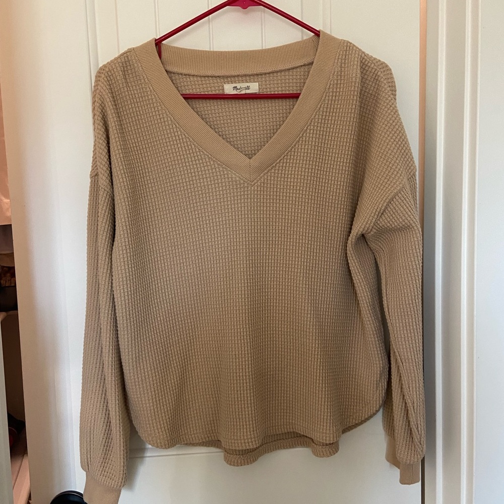 Madewell waffle knit shirt
